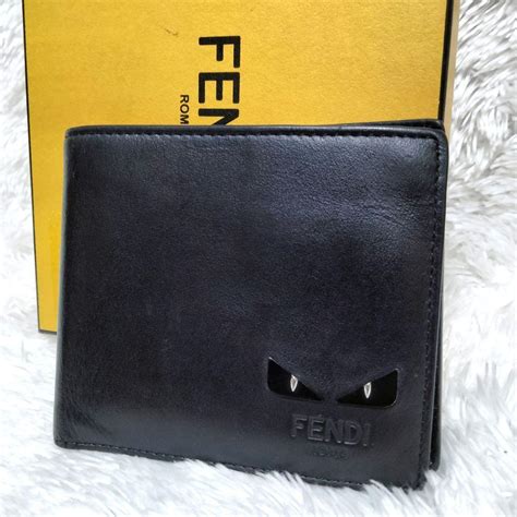 fendi bug eye wallet|Fendi monster eyes bifold wallet.